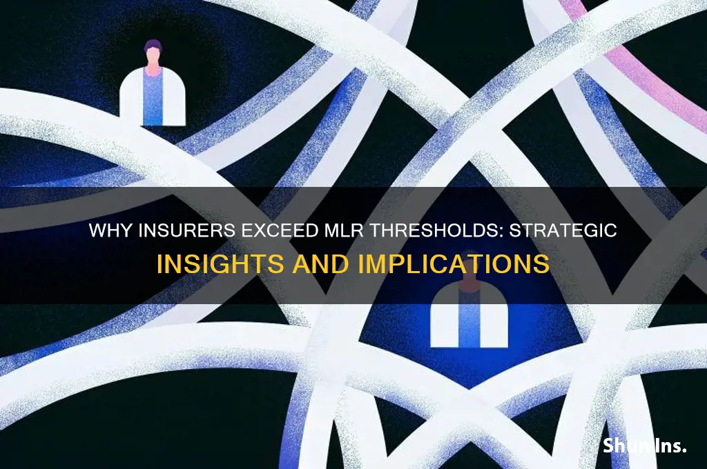 why would insurance companies increase their mlr above reccomended threshold