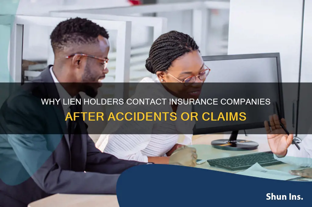 why would lein holder call insurance company