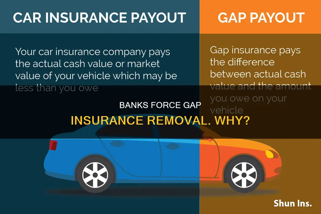 why would the bank make me remove gap insurance