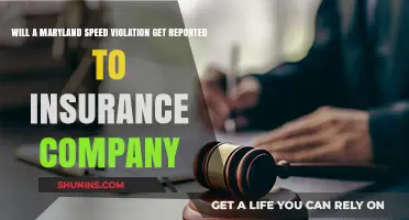 Maryland Speeding Ticket: Will Your Insurance Company Find Out?