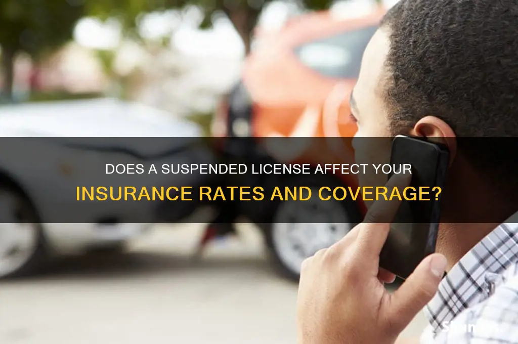 will a suspended license show up on an insurance company