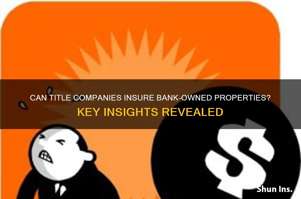 will a title company insure a bank owned property