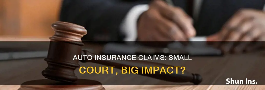 will an auto insurance company go to small claims court