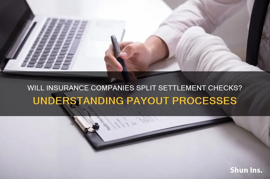 will an insurance company split a check