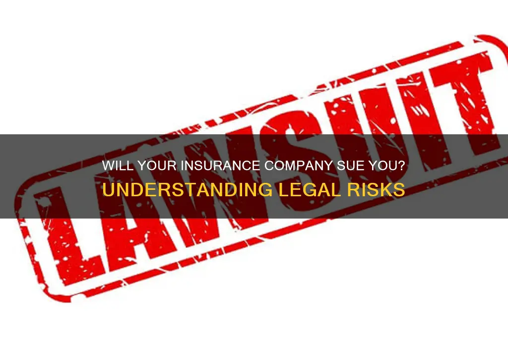will an insurance company sue me