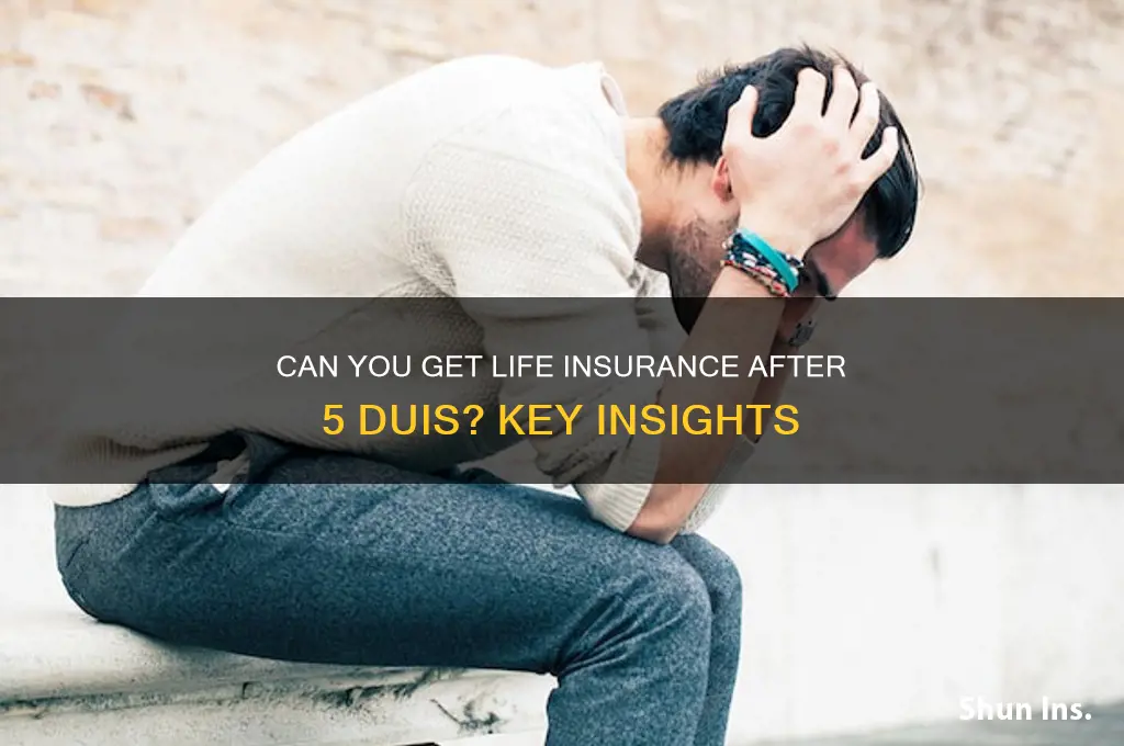 will any life insurance company 5 dui