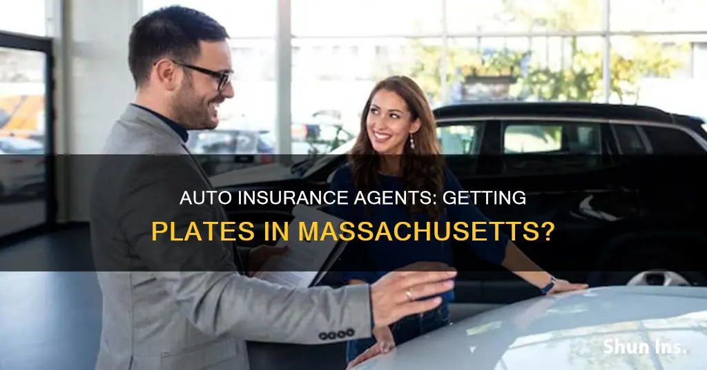 will auto insurance agents in mass get plates