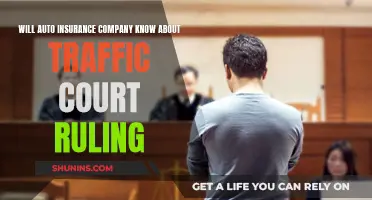 Traffic Court Ruling: Will Auto Insurers Be Notified?