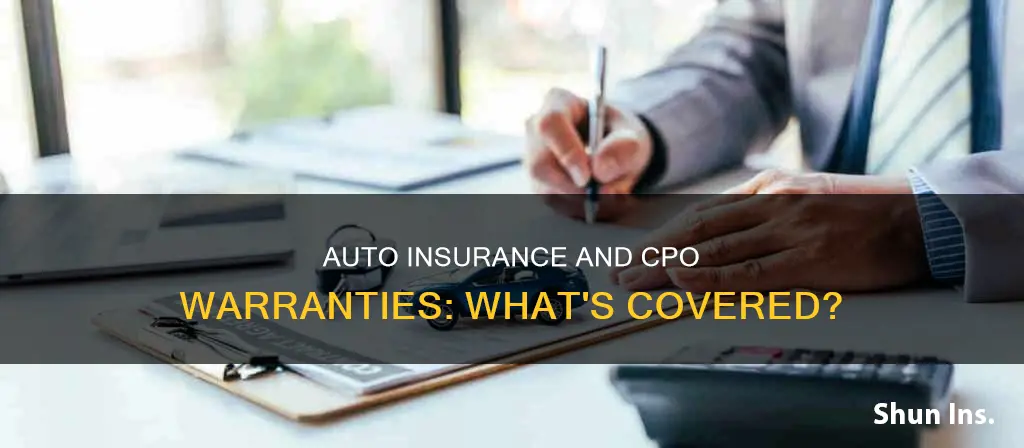 will auto insurance cover the certified pre owned warranty