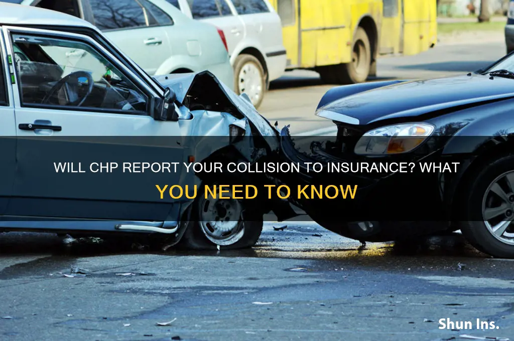 will chp report collision to insurance company