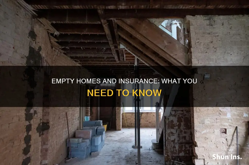 will insurance companies insure an empty house