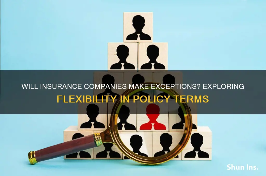 will insurance companies make exceptions