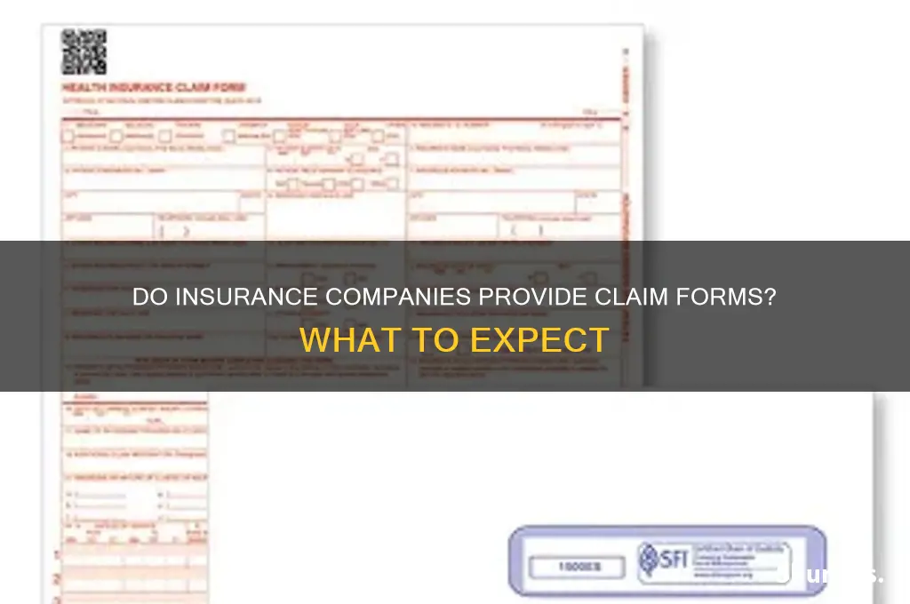 will insurance companies send you forms to file a claim