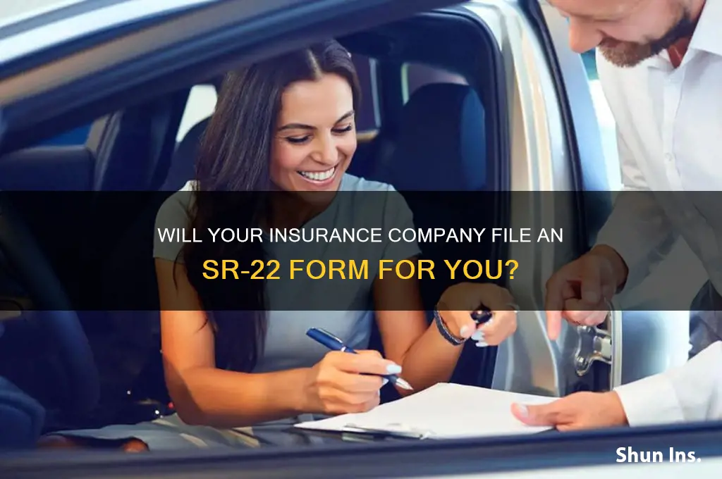 will insurance company file sr form