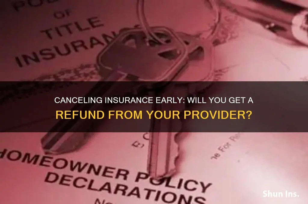 will insurance company return your money if you cancel anytime