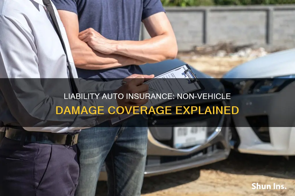 will liability auto insurance cover damage done without a vehicle