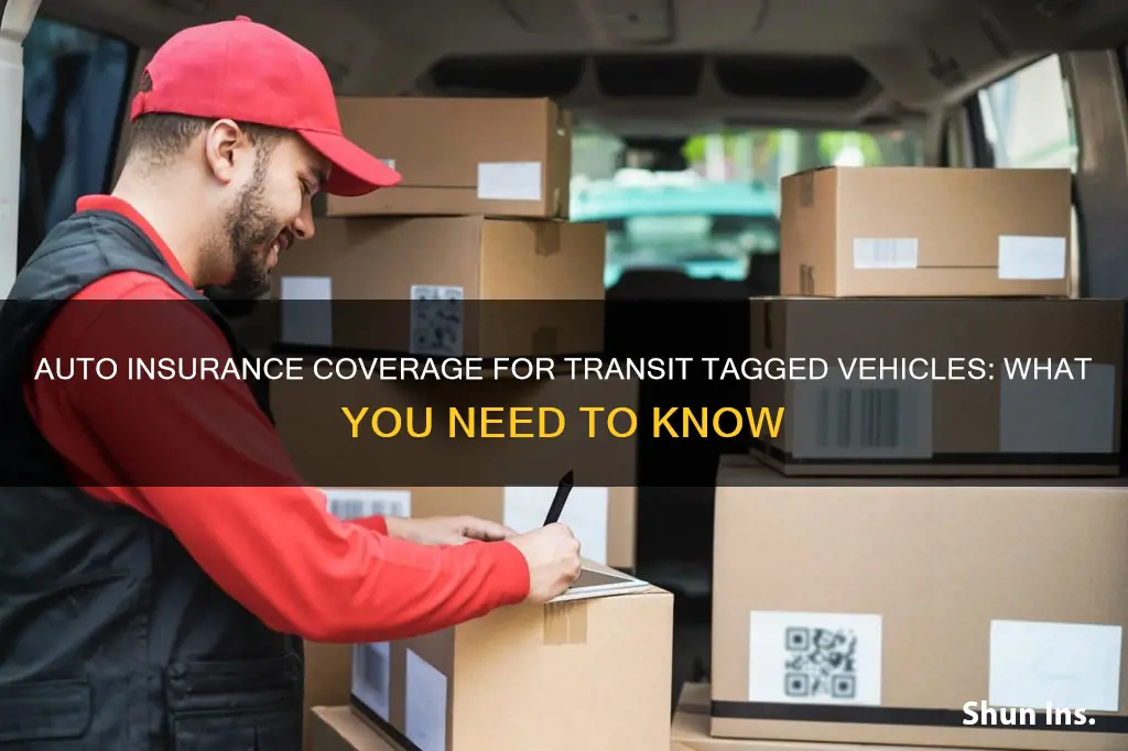 will mt existing auto insurance cover transit tagged vehicles