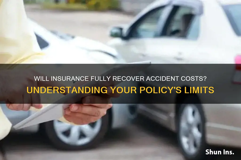 will my insurance company recover all the money from accident