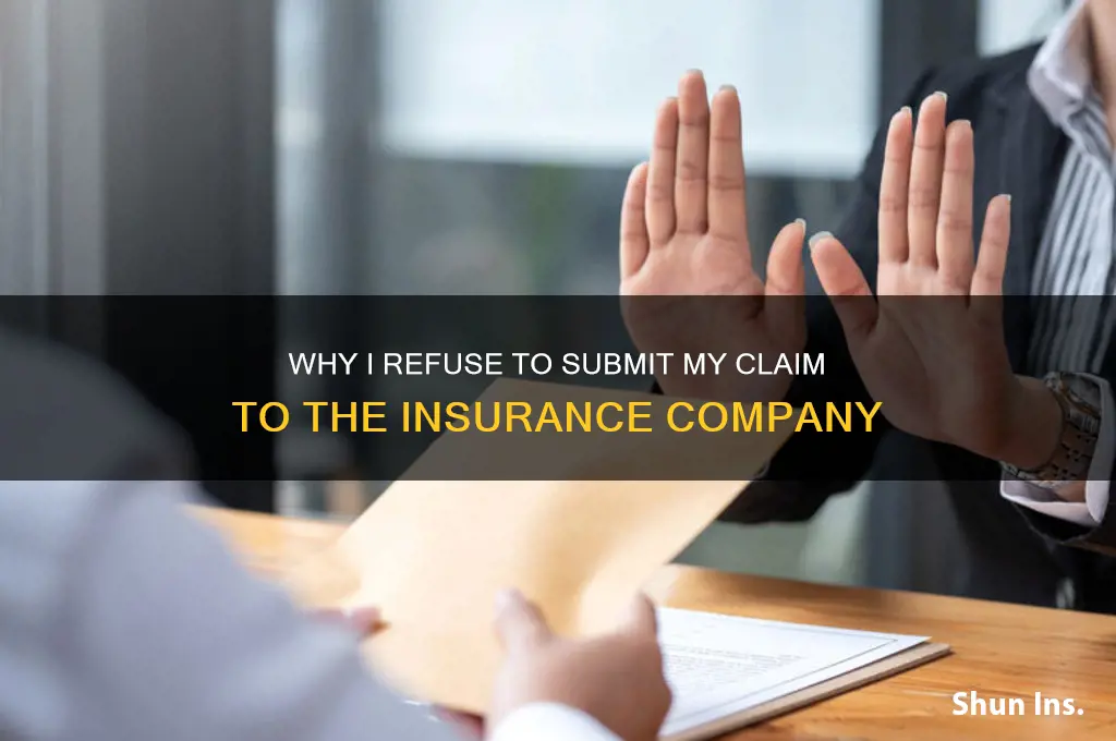will not go to insurance company documetn