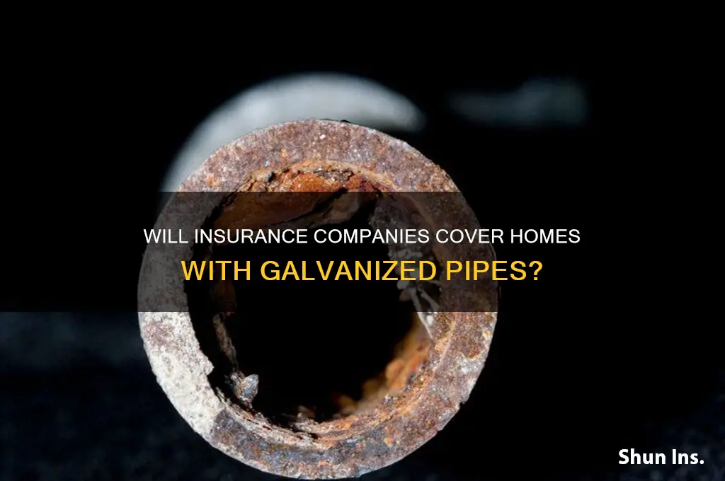 will prepared insurance company insure homes with galvanized pipe