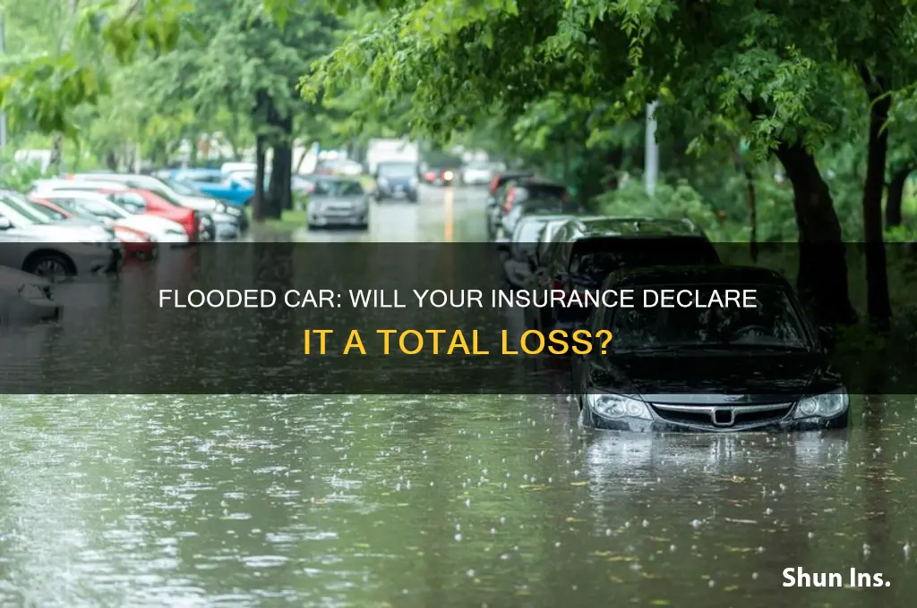 will your insurance company total your vehicle if it flooded