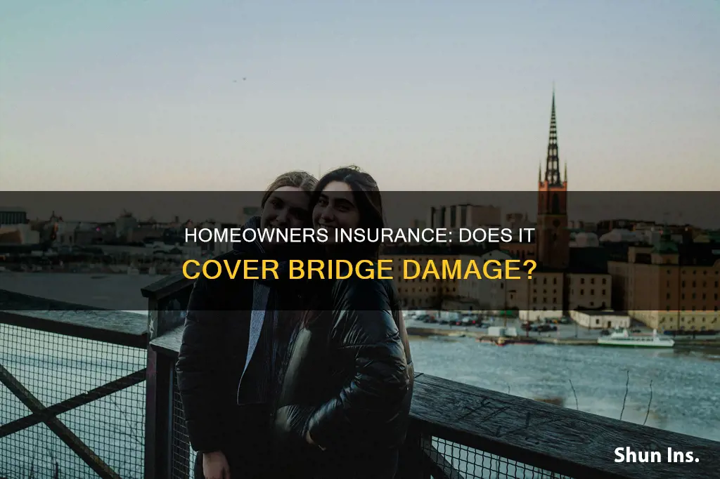 would homeowners insurance cover a bridge damage