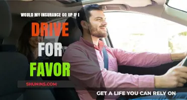 Ridesharing with Favor: Will My Insurance Rates Increase?