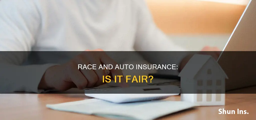 would race be a factor in determining automobile insurance rates